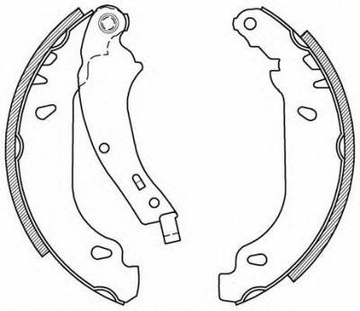 OPEN PARTS bsa202300 -  Комплект тормозных колодок